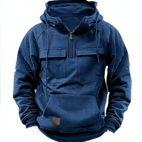 Men’s Zip-Up Hoodie Casual Sweatshirt