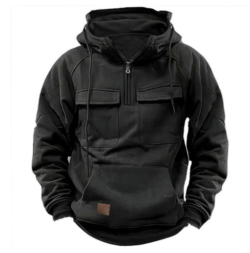 Men’s Zip-Up Hoodie Casual Sweatshirt