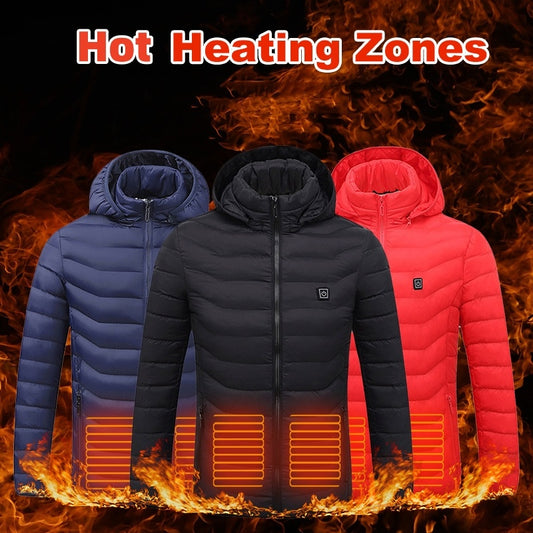 USB Heated Jacket Winter Coat