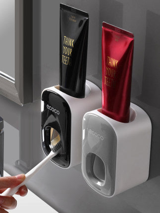 Wall Mounted Automatic Toothpaste Dispenser Set