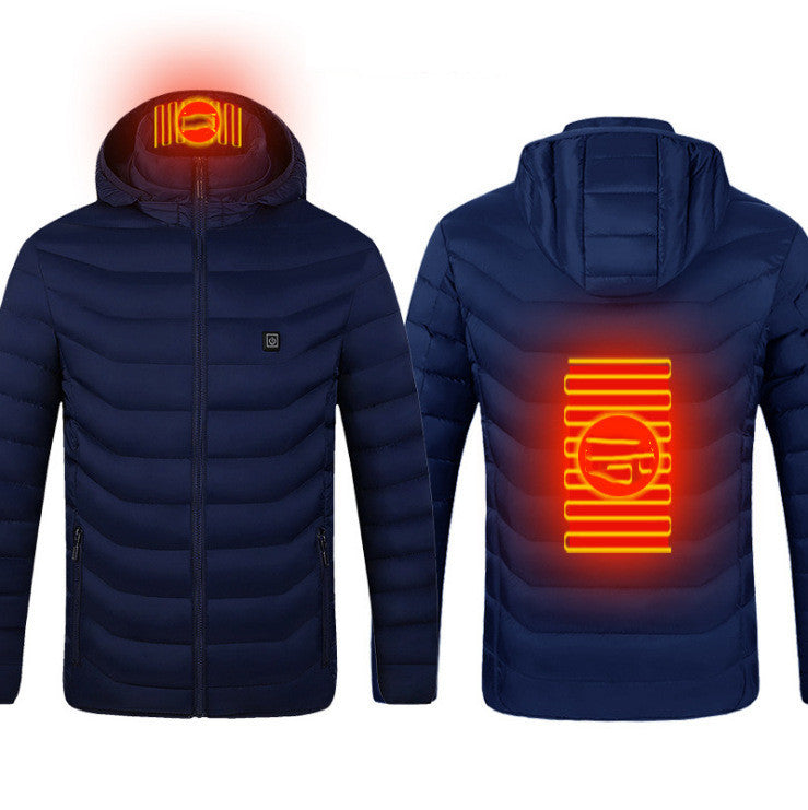 USB Heated Jacket Winter Coat