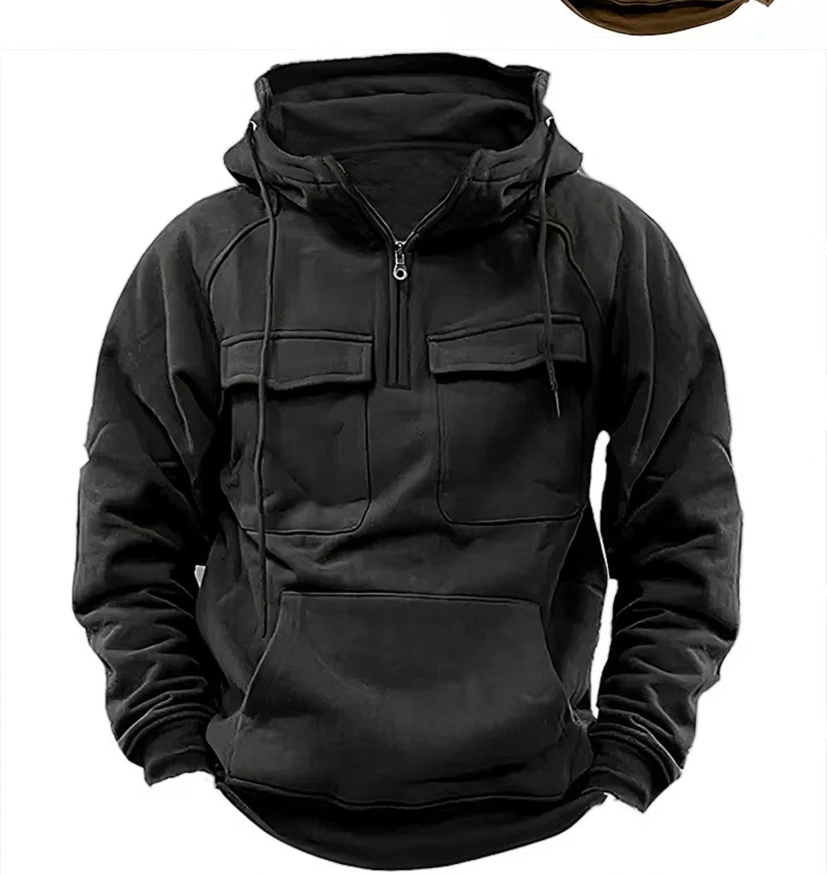 Men’s Zip-Up Hoodie Casual Sweatshirt