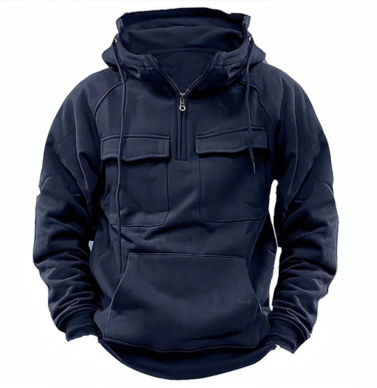 Men’s Zip-Up Hoodie Casual Sweatshirt