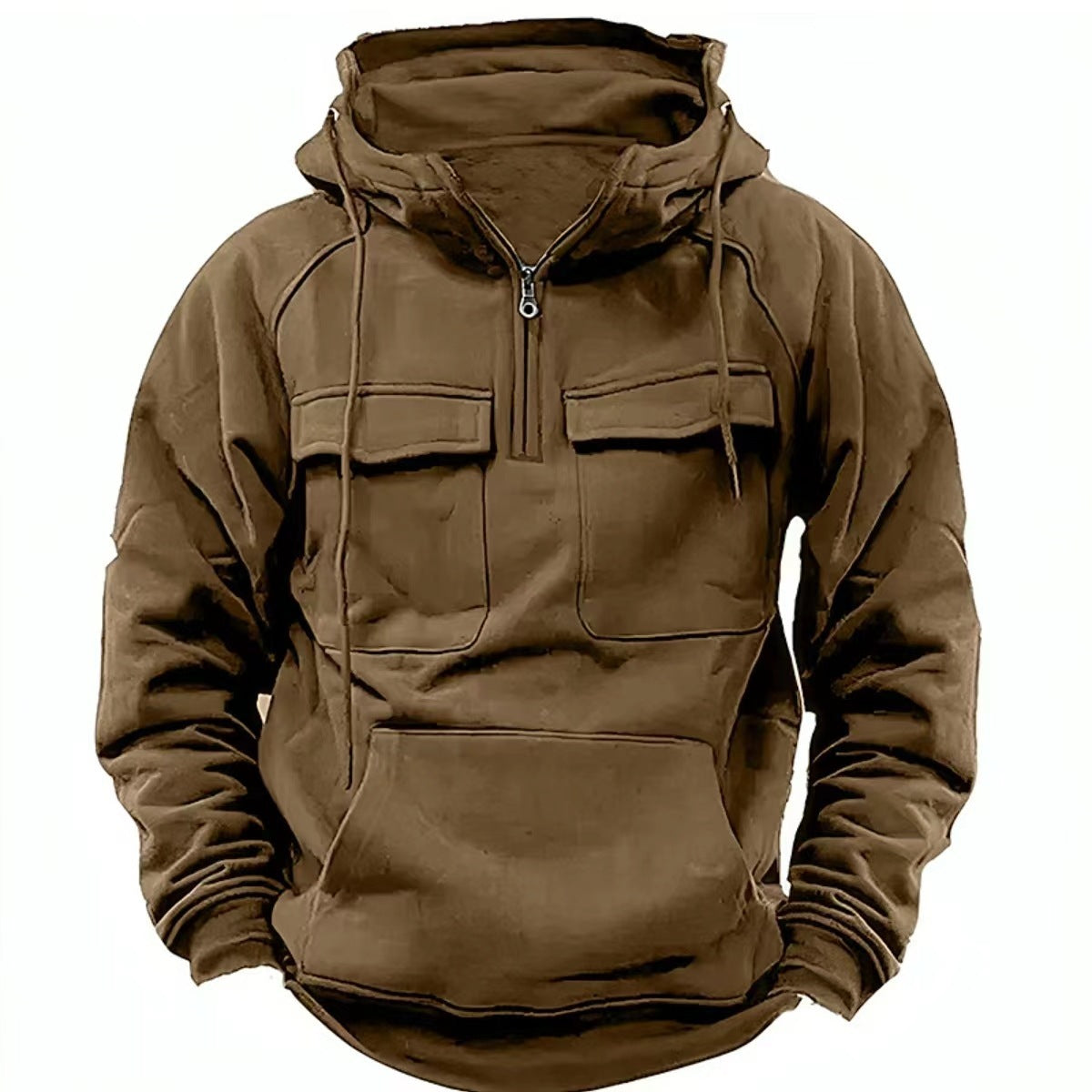Men’s Zip-Up Hoodie Casual Sweatshirt